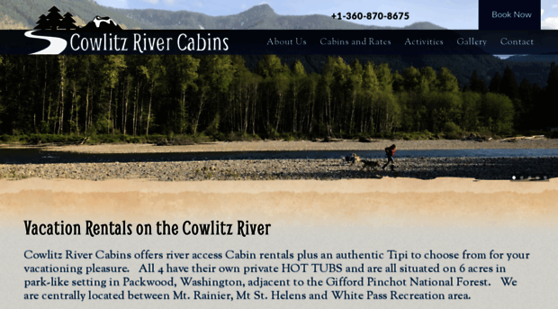 cowlitzrivercabins.com