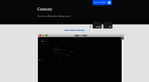 cowsay.diamonds