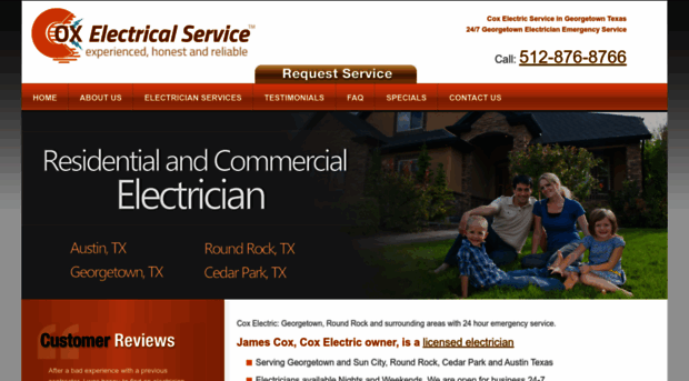 coxelectricalservice.com