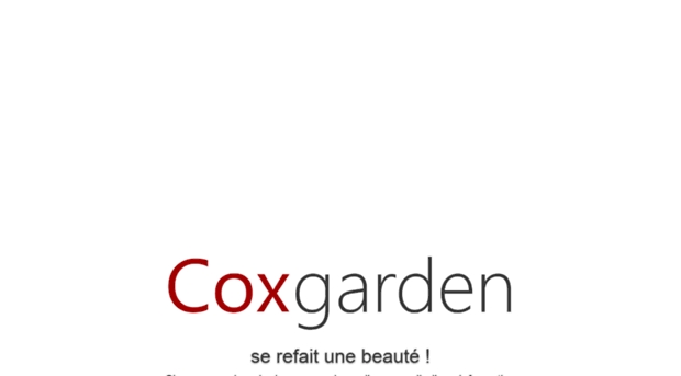 coxgarden.fr