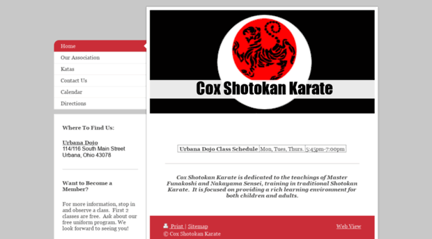 coxshotokankarate.com