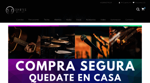 coyotesmusicshop.com.mx