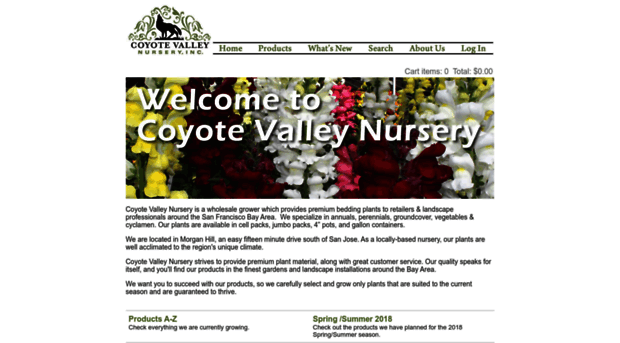 coyotevalleynursery.com