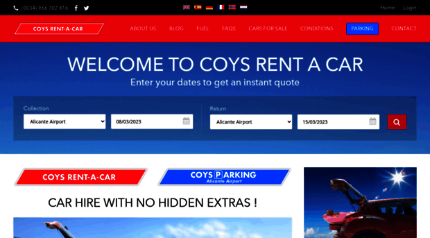 coysrent-a-car.com