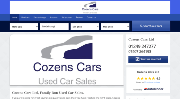 cozens-cars.co.uk