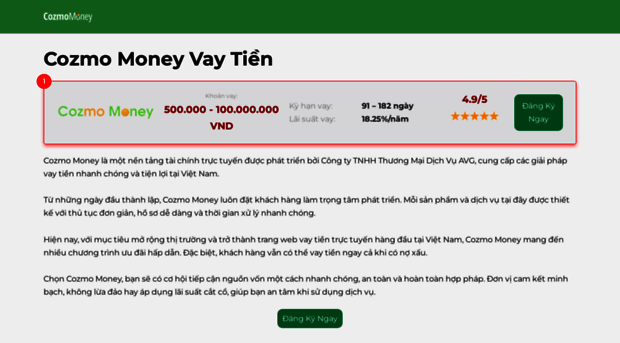 cozmomoneyvn.com