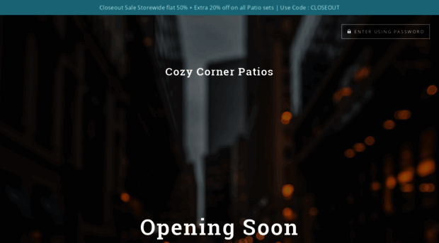 cozycornerpatios.com