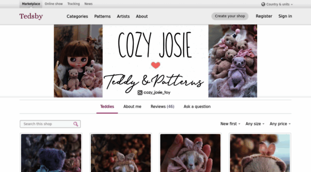 cozyjosie.tedsby.com