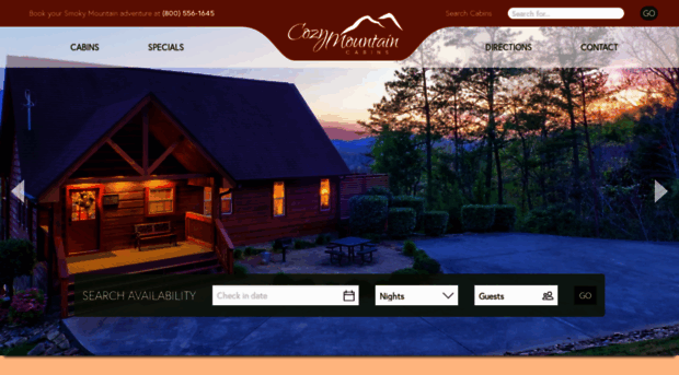 cozymountaincabins.com