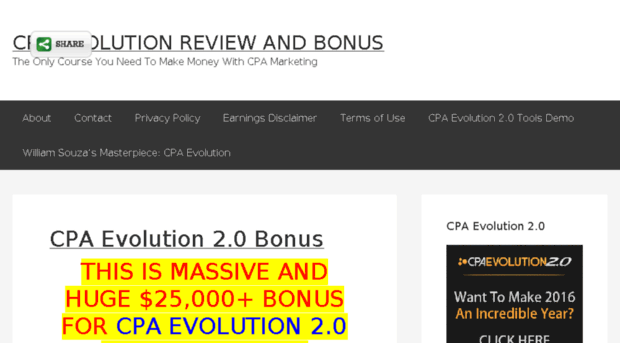 cpaevolutionbonus.com