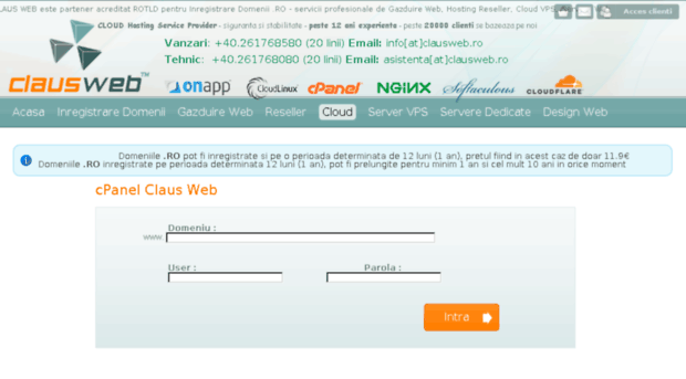 cpanel.clausweb.ro