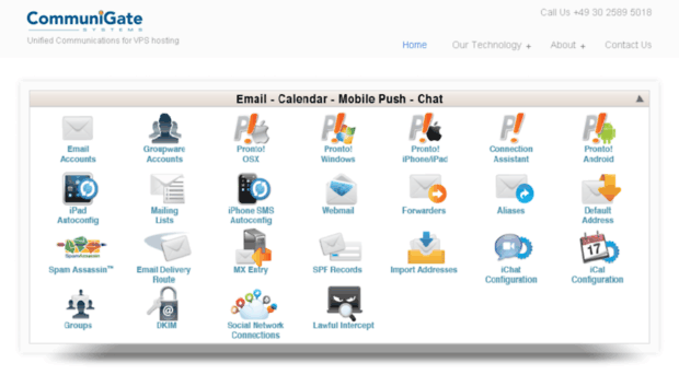 cpanel.communigate.com