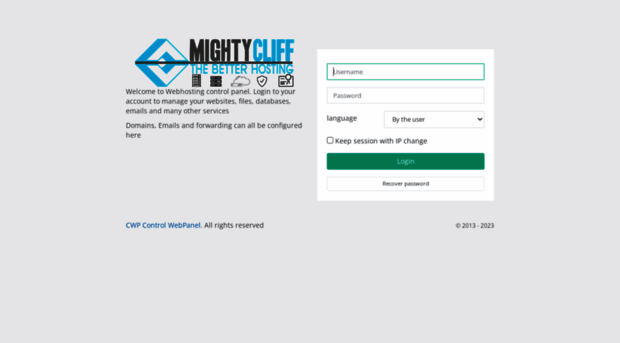 cpanel.mightycliff.com