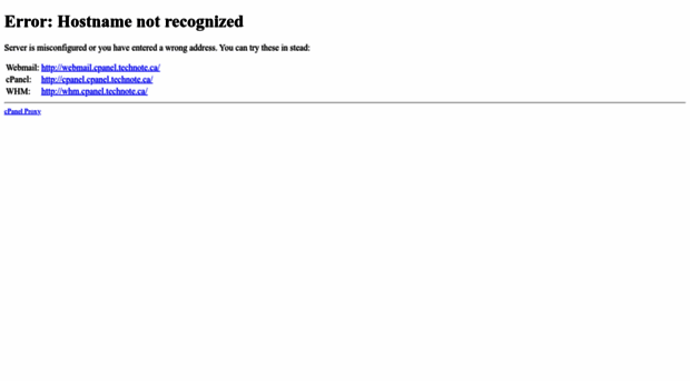 cpanel.technote.ca