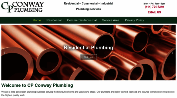 cpconwayplumbing.com