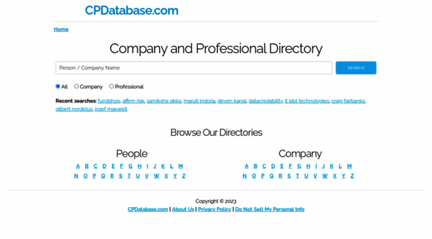 cpdatabase.com