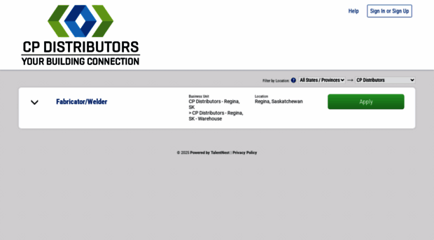 cpdistributors.talentnest.com
