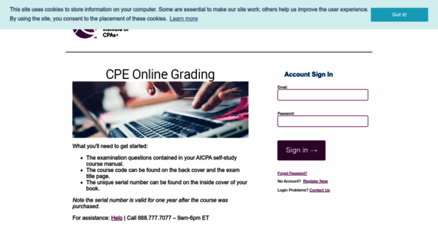 cpegrading.aicpa.org