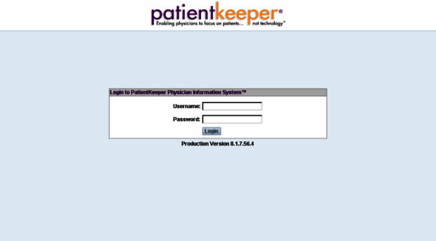 cpmp.patientkeeper.com