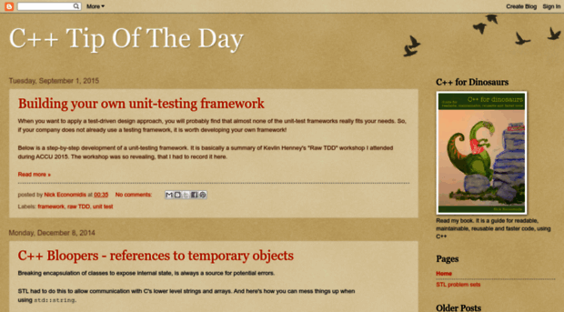 cpp-tip-of-the-day.blogspot.com