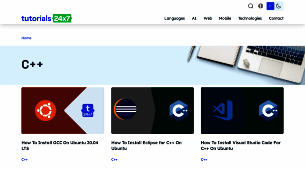 cpp.tutorials24x7.com