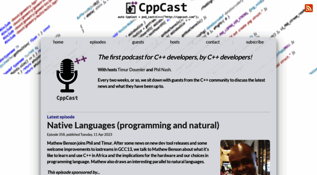 cppcast.libsyn.com