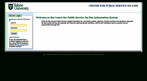 cpsis.tulane.edu