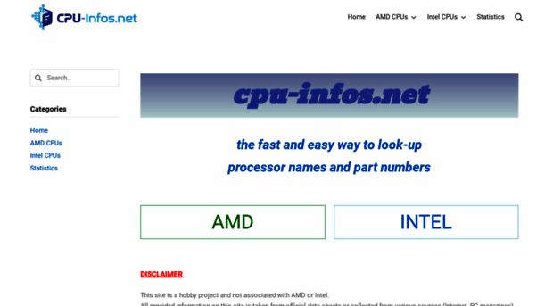 cpu-infos.net