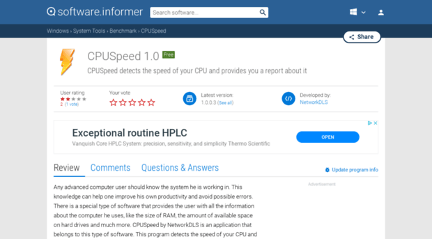 cpuspeed.software.informer.com