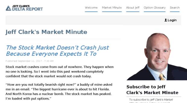 Knew the Market Would Fall Yesterday ...jeffclarktrader.com