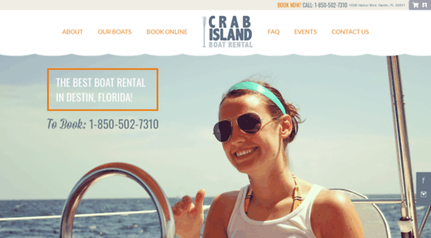 crabislandboatrentals.com