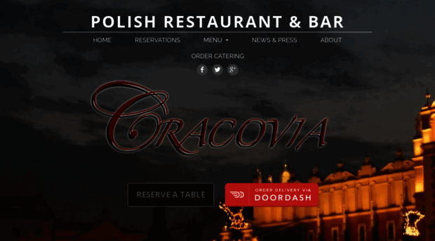 cracoviarestaurant.com