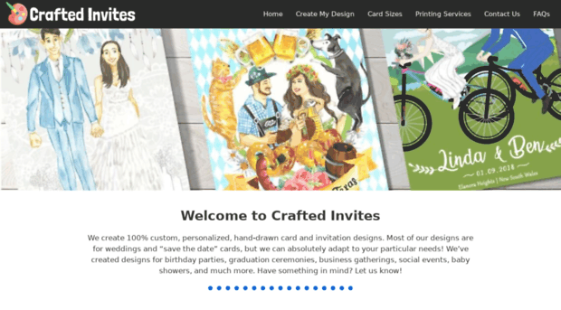 craftedinvites.com