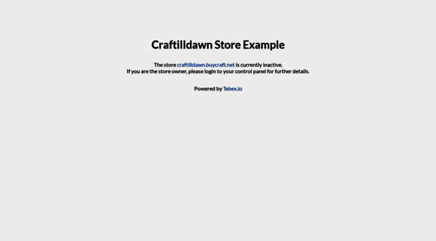 craftilldawn.buycraft.net