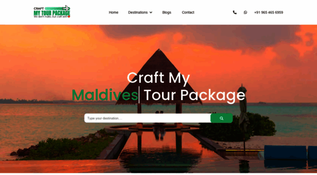craftmytourpackage.com