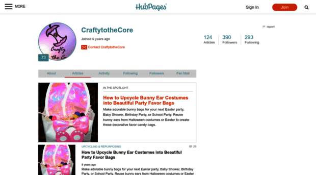 craftytothecore.hubpages.com