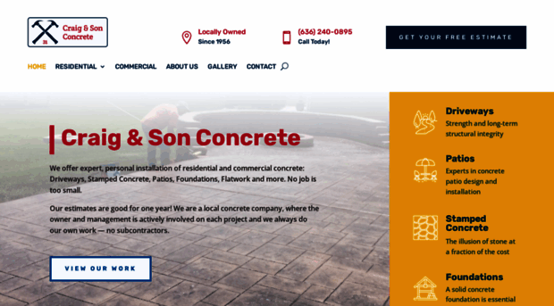craigandsonconcrete.com