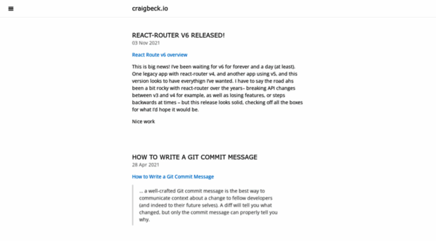 craigbeck.io