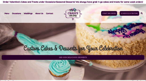 craigscakeshop.com