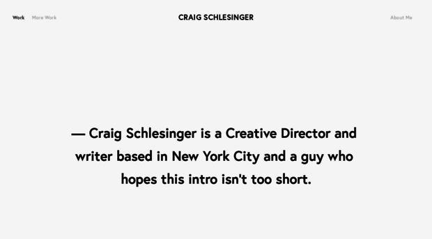 craigschlesinger.com