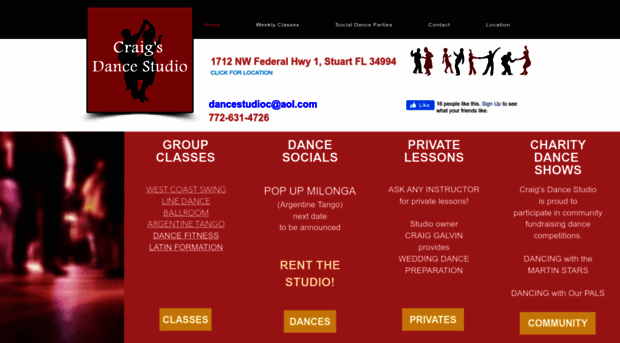 craigsdancestudio.com