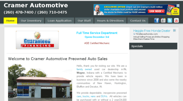 cramerautosales.com