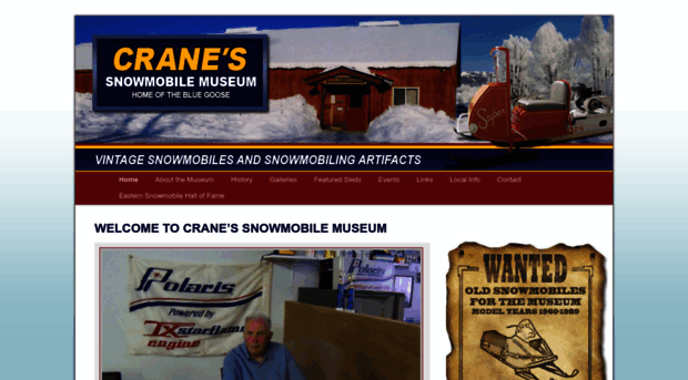 cranesnowmobilemuseum.com