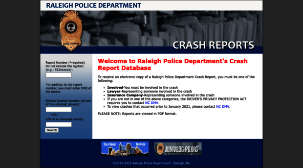 crash.raleighpd.org