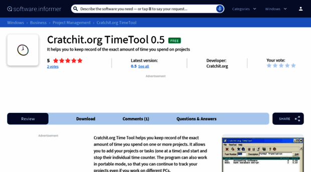 cratchit-org-timetool.software.informer.com