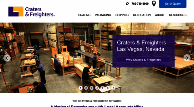 cratersandfreighterslasvegas.com