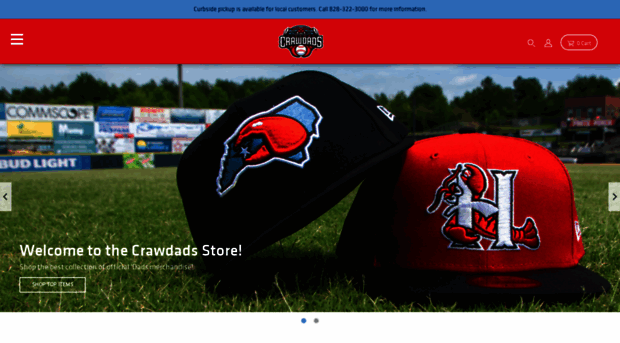 crawdads.milbstore.com