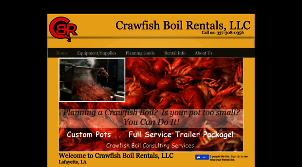 crawfishboilrentals.com