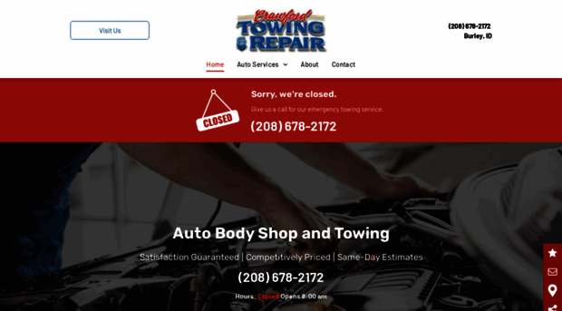 crawfordbodyshopandtowing.com