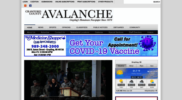 crawfordcountyavalanche.com